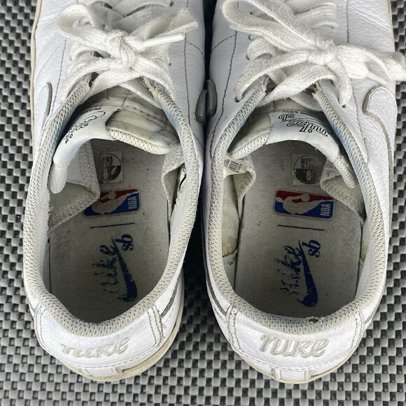 Nike SB Blazer Low x NBA Mens Shoes Size 8 White Leather Low Top Logo Lace Up main image 13